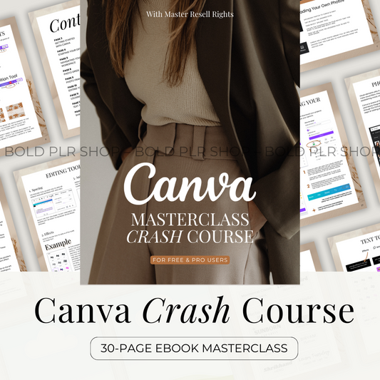 Canva Masterclass Crash Course